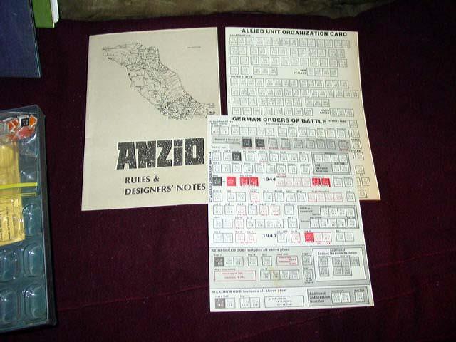 Avalon Hill 1974 - ANZIO game: Struggle for Italy 1943-1945
