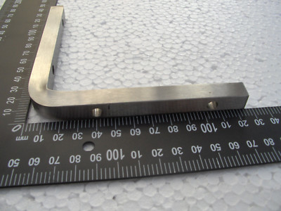 Edelstahl-Winkelverbinder V2A L-Winkel Schenkel 40 mm x 80 mm x 50 mm x 6,0mm Edelstahl-Winkelverbinder V2A L-Winkel Schenkel 40 mm x 80 mm x 50 mm x 6,0mm