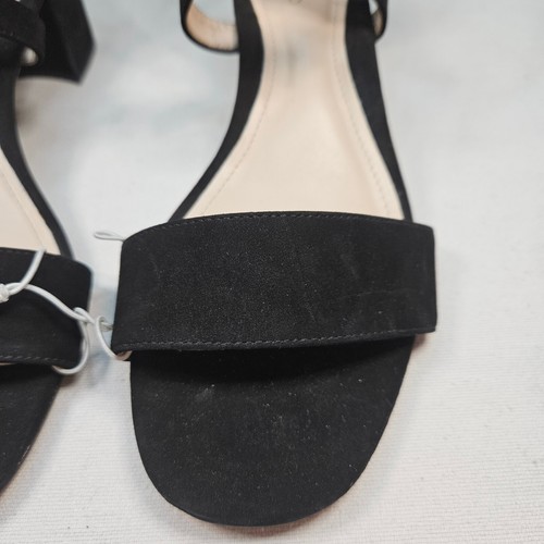 Klub Nico Women's Black SIZE 9 Open Round Toe Buckle Strap w/Block Heel - Picture 11 of 13