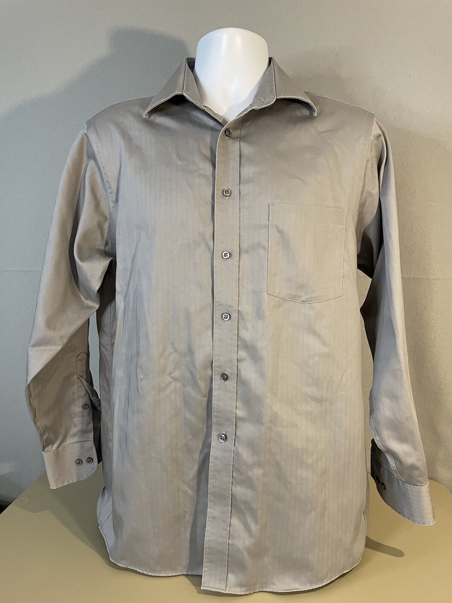joseph abboud dress shirt Modern Fit Stripe Shirt, Grey/Navy - Gray Joe Joseph Abboud Light Blue