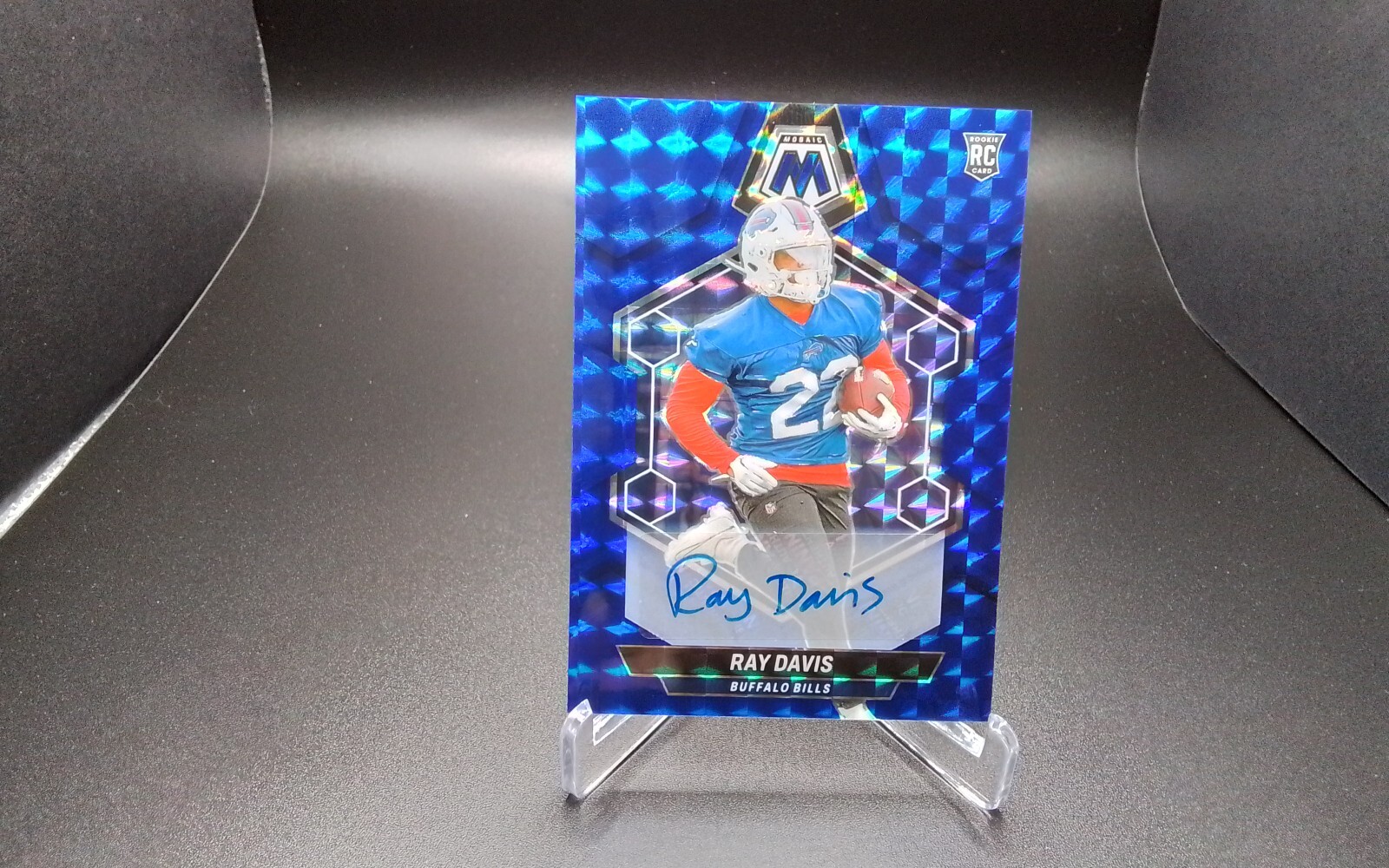 2024 MOSAIC RAY DAVIS ROOKIE BLUE PRIZM AUTO 87/99 BILLS #387