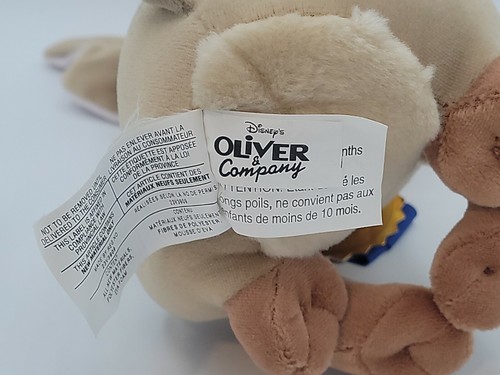 Oliver & Company TITO Chihuahua BEST IN SHOW Plush Dog Disney Store 10" - Picture 7 of 9