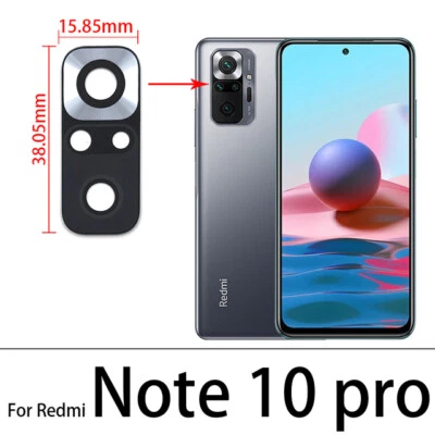 E-TECH61 For redmi note 10 pro Replacement Rear Back Camera Lens +Adhesive -UK