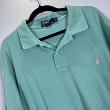 Polo Ralph Lauren Polo Shirt Classic Fit Short Sleeve Pink Logo 2XB
