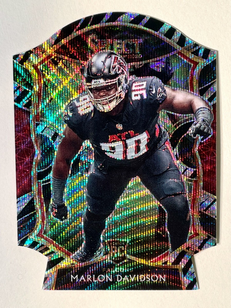 2020 Panini Select Marlon Davidson RC #95 Concourse ZEBRA Die Cut