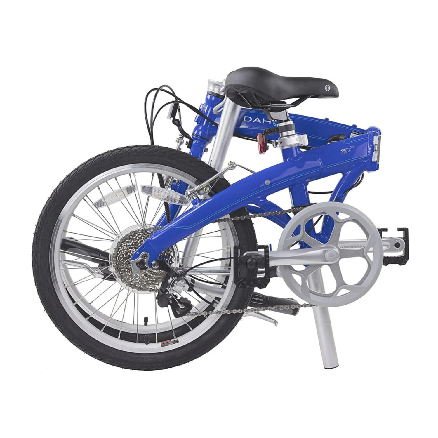 Dahon MU D8 Folding Bike with DAHON Custom V Brakes Cobalt Gloss