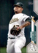 Frankie Montas 2020 Topps #463 MLB Athletics ID:60605