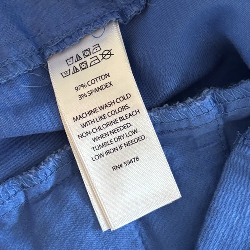 British Khaki Women’s Blue Shorts Rope Belt Chinos Mid Rise Size 8 - Picture 7 of 7