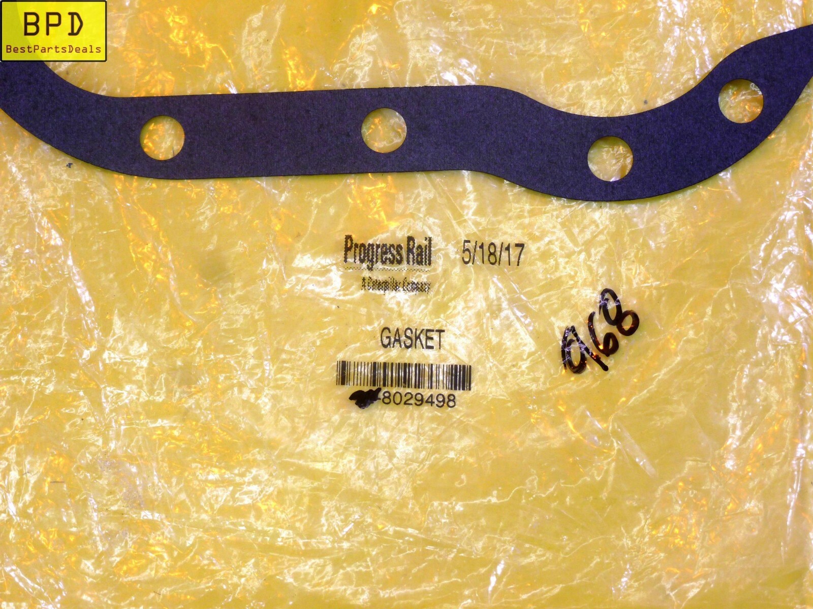 1X Lube Oil System Pump Cover Mounting Gasket PROGRESS RAIL 8029498