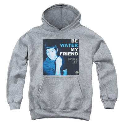 Kids Bruce Lee Hoodie Be Water Box Youth Hoodie