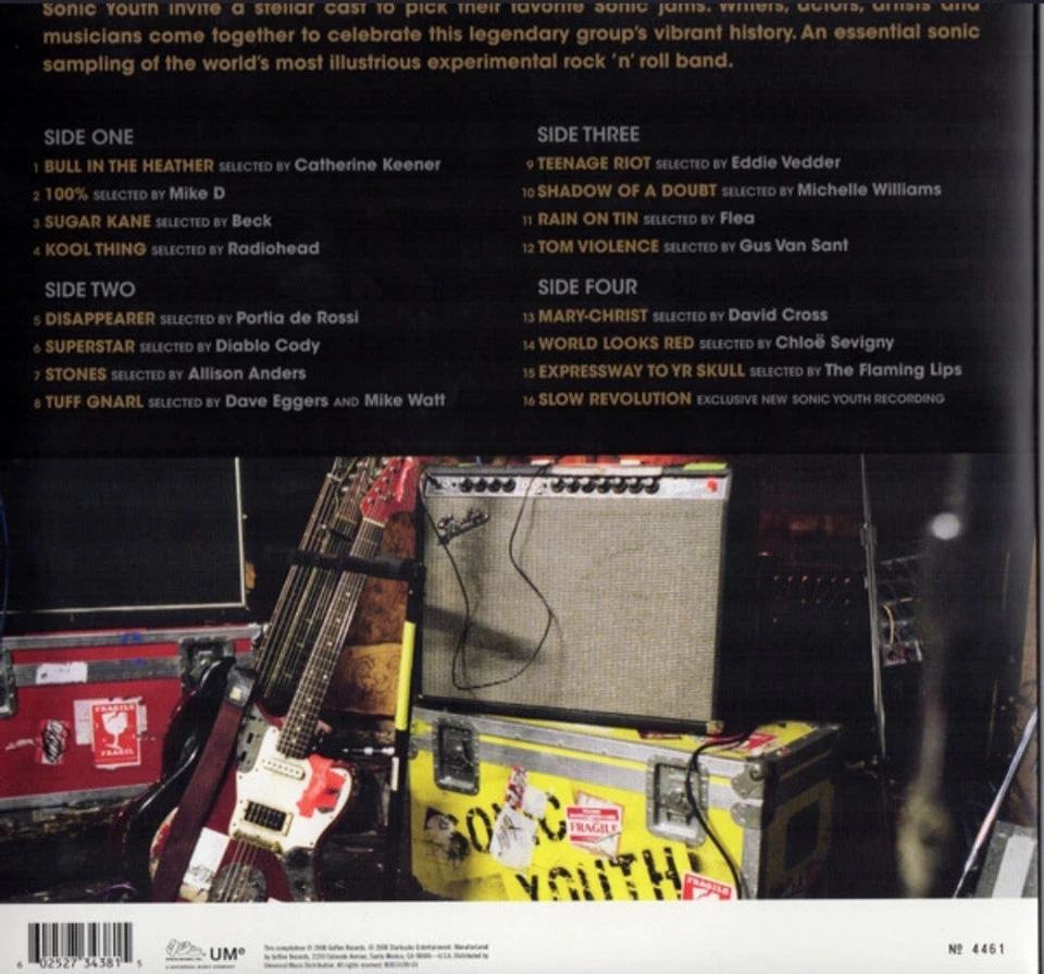 SONIC YOUTH 2010 "HITS ARE FOR SQUARES" NEW/SEALED LTD/NUMBERED RSD G/F 2-LP SET - Image 2 of 2