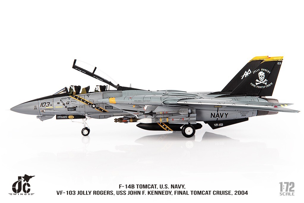 F-14B Tomcat USN VF-103 Jolly Rogers USS J.F.Kennedy, JC F-14B Tomcat USN VF-103 Jolly Rogers USS J.F.Kennedy, JC