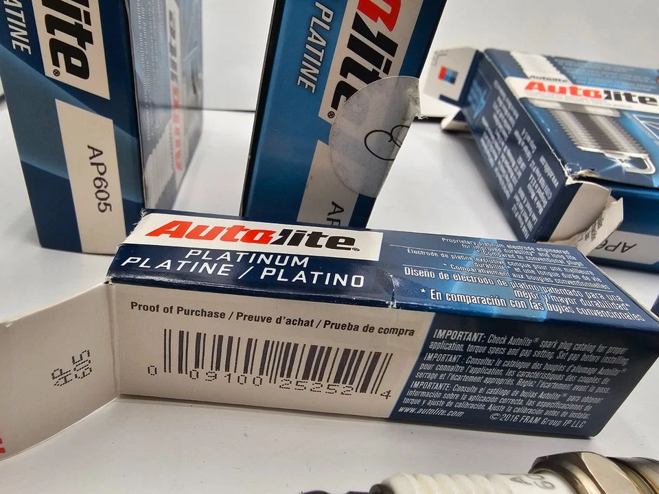 (CANTIDAD 12) Bujía Autolite Platinum AP605 para Chevrolet Express 1500 2007-2009 Foto 3 de 4