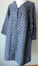 Flax Designs Linen Jacket M & L Nwt Shifty Duster Ebony Jacquard