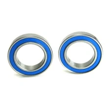 TRB RC 15x24x5mm Precision Ball Bearings ABEC 3 Blue Rubber Seals (2)