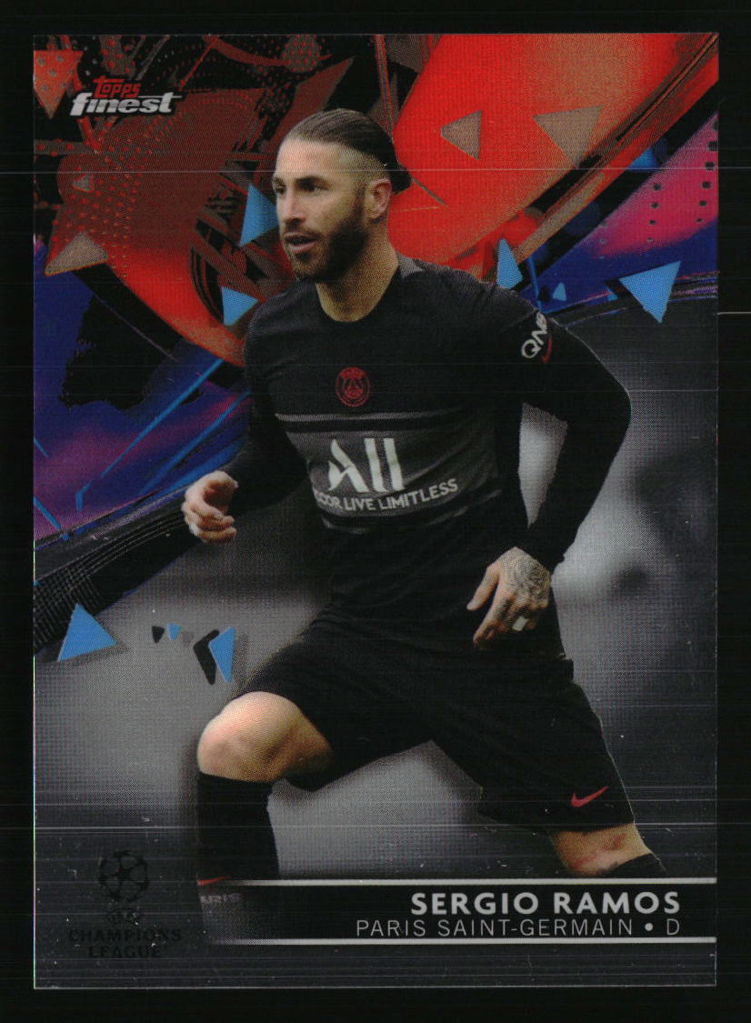 Sergio Ramos 2022 Finest #70 Soccer Card