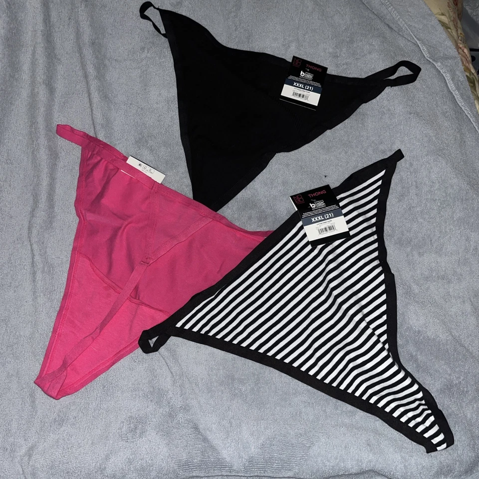3 pares de tangas/cuerdas sin límites talla XXXL (21) nuevas con etiquetas Foto 2 de 2
