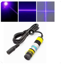 Focusable 405nm 100mw Dot Line Cross Violet Blue Laser Module 16 68mm