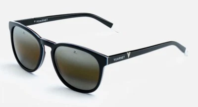 Gafas de Sol Vuarnet VL1622 0018 Negro Lente SKILYNX Espejada Amarilla - Imagen 1 de 2