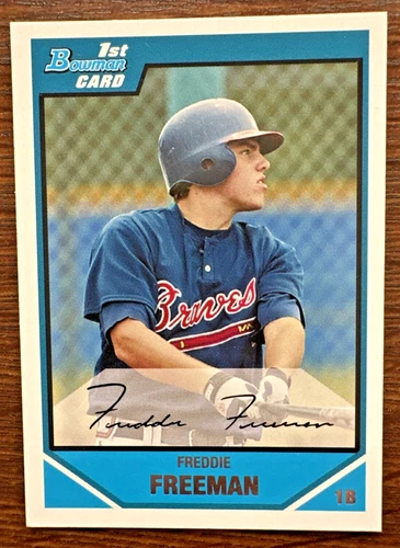 Freddie Freeman 2007 Bowman Draft Picks 1st Card - Rookie  RC # BDPP 12💥⚾