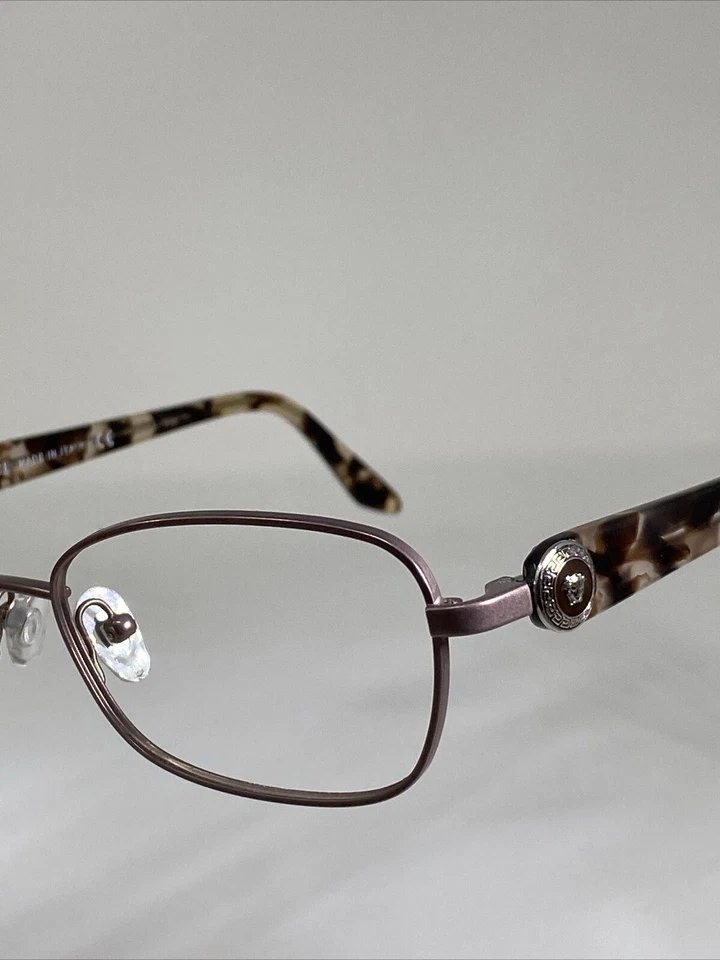 Marco de gafas VERSACE MOD.1210 1328 Italia marrón claro/beige 54-16-135 Foto 4 de 4