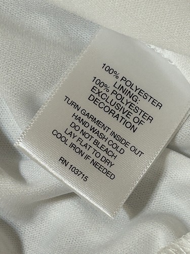 Valerie Stevens Size L Peasant Top Blouse Embroidered Border Blue White - Picture 4 of 9