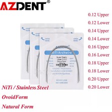 10 Packs Arcos de Dental Ortodoncia Redondos Niti Arco de Alambre Su Arch Wire