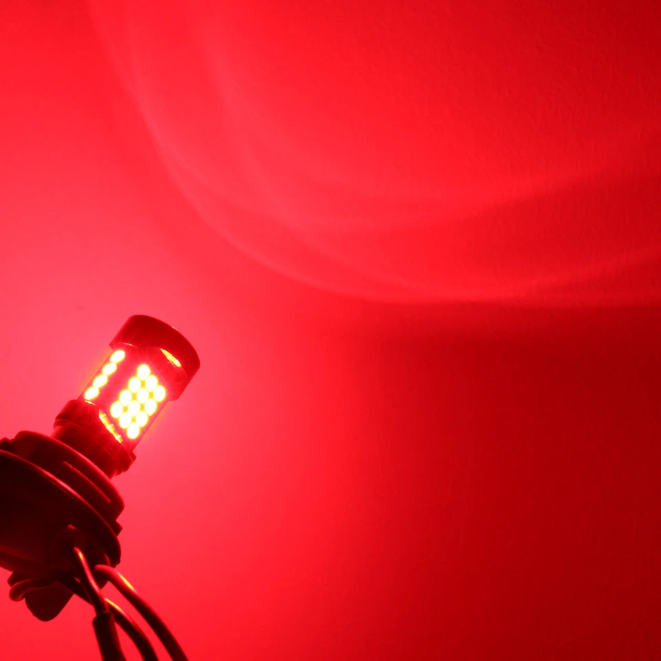 AllaLighting 3157 Brake/Tail Light Bulb,Rear Turn Signal Blinker Lamp,Bright Red - Image 2 of 4