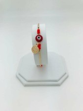 Pulsera Roja Con Ojito, Medalla San Benito Red Evil Eye Bracelet