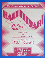 HALLELUJAH! Von VINCENT YOUMAS - MUSIKPARTITUR Frühe 900-12831