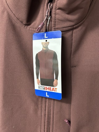 NEW! size LARGE 32 Degrees Heat Tech Vest Mens Zip-up Zip-Pockets - Picture 2 of 8