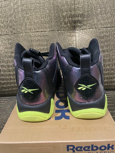 REEBOK KAMIKAZE KIDS II MID Purple Juniors Trainers V61350 NEW - Picture 3 of 6