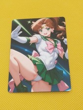 Sailor Jupiter Makoto Kino Pretty Moon Guardian Mature Anime Waifu Girl Card