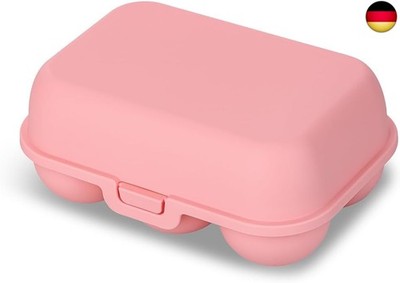 Koziol EGGS TO GO Eierbox für 6 Eier, Aufbewahrungsbox mit Clipverschluss, 