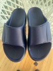 OOFOS OOahh Sport Flex Recovery Slide Adjustable Sandals W10 M8 Blue — photo 9