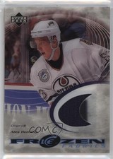2003-04 Upper Deck Ice Frozen Fabrics Ales Hemsky #AH 4f5