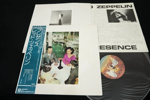 LED ZEPPELIN - PRESENCE - JAPAN VINYL LP OBI GATEFOLD P-10160N