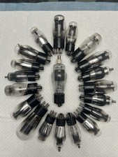 Vintage Lot of 20 Vacuum Tubes STEAM PUNK ART, Most Tested Weak, Some Glow