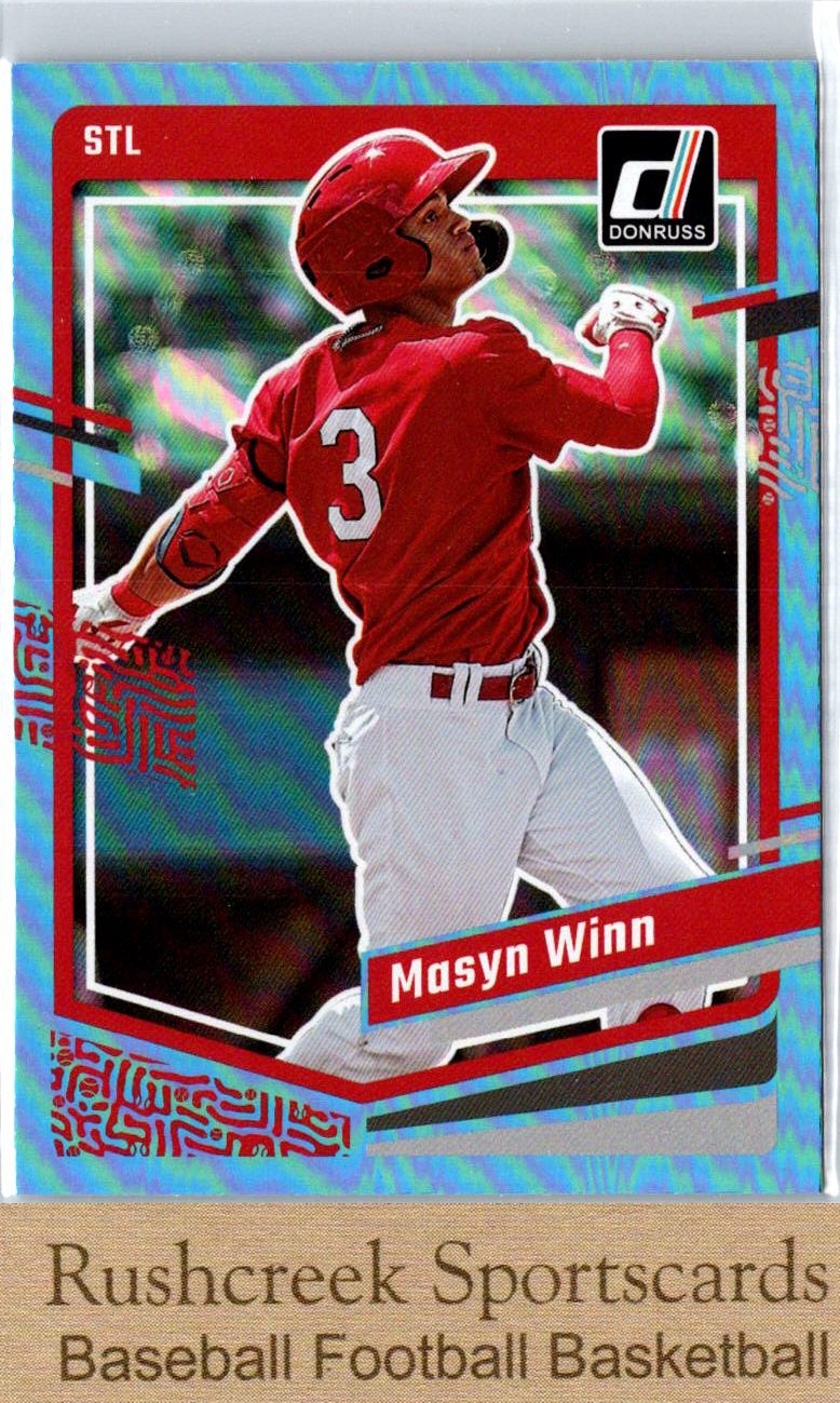 2023 Donruss #146 Masyn Winn Holo Carolina Blue