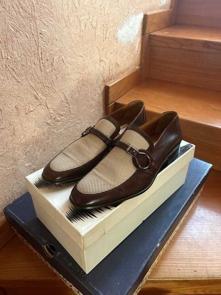 Herren Moreschi Halbschuhe Weiß Leder 42