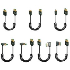 Up Down Right Left 90 Degree Angled HDMI2.1 Cable 8K 60Hz Ultra HDTV UHD Adapter