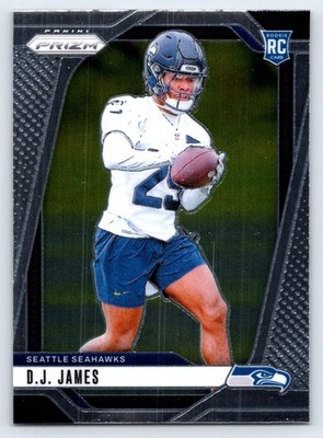 2024 Panini Prizm - Rookies D.J. James #322 (RC)