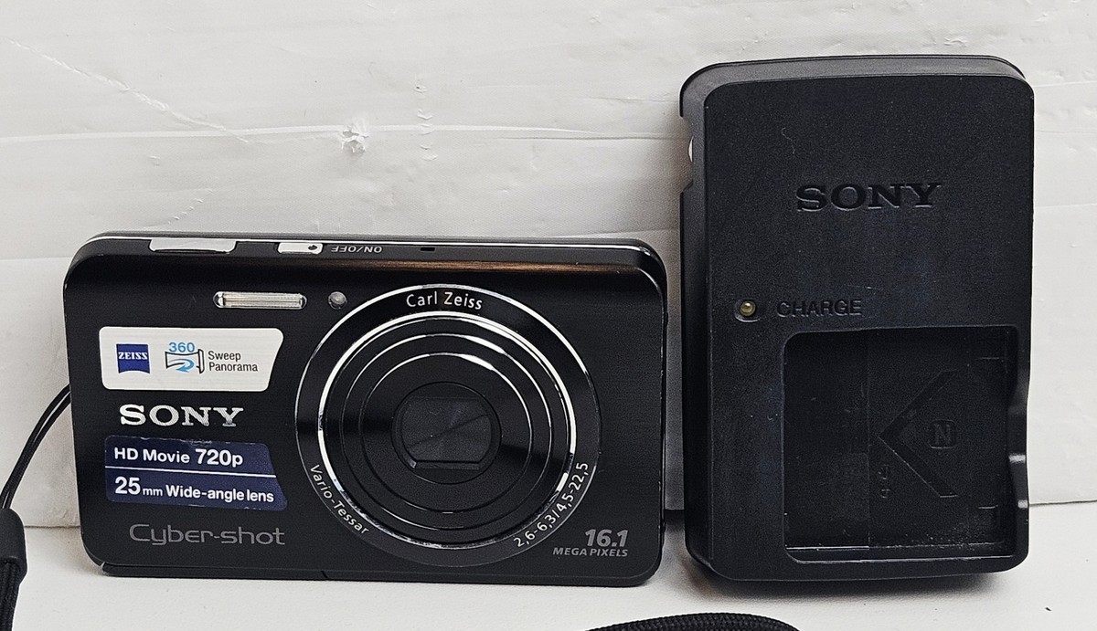 Sony Cyber-shot DSC-W650 16.1MP Digital Camera - Black for