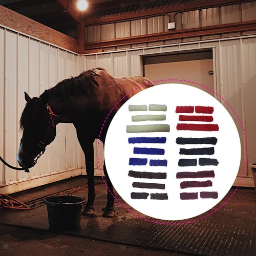 Lot de 4 protège-licols pour chevaux, confortables, faciles d'entretien