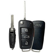 Oem A3 A4 A6 A8 S4 S6 Tt Audi Flip Key Fob Remote Uncut Blade Locked Nbgfs04a71