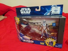 HASBRO Star Wars BARC SPEEDER BIKE with CLONE TROOPER JESSE Vehicle & Figure Set