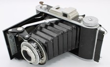 Vintage Film Folding Camera Ansco Viking Vario Lens Untested Decoration