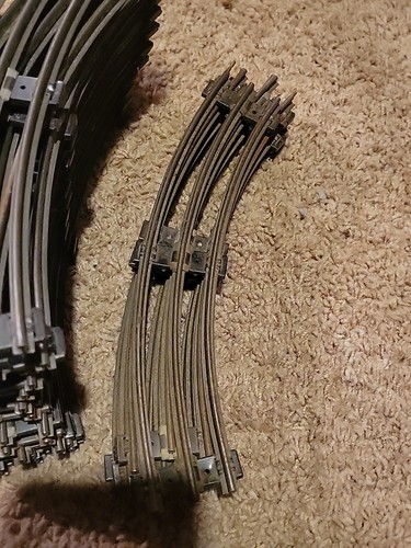 57x Vintage Lionel O-27 Track Straight Curved Crossing No. 022 Guage Switch - Picture 10 of 14