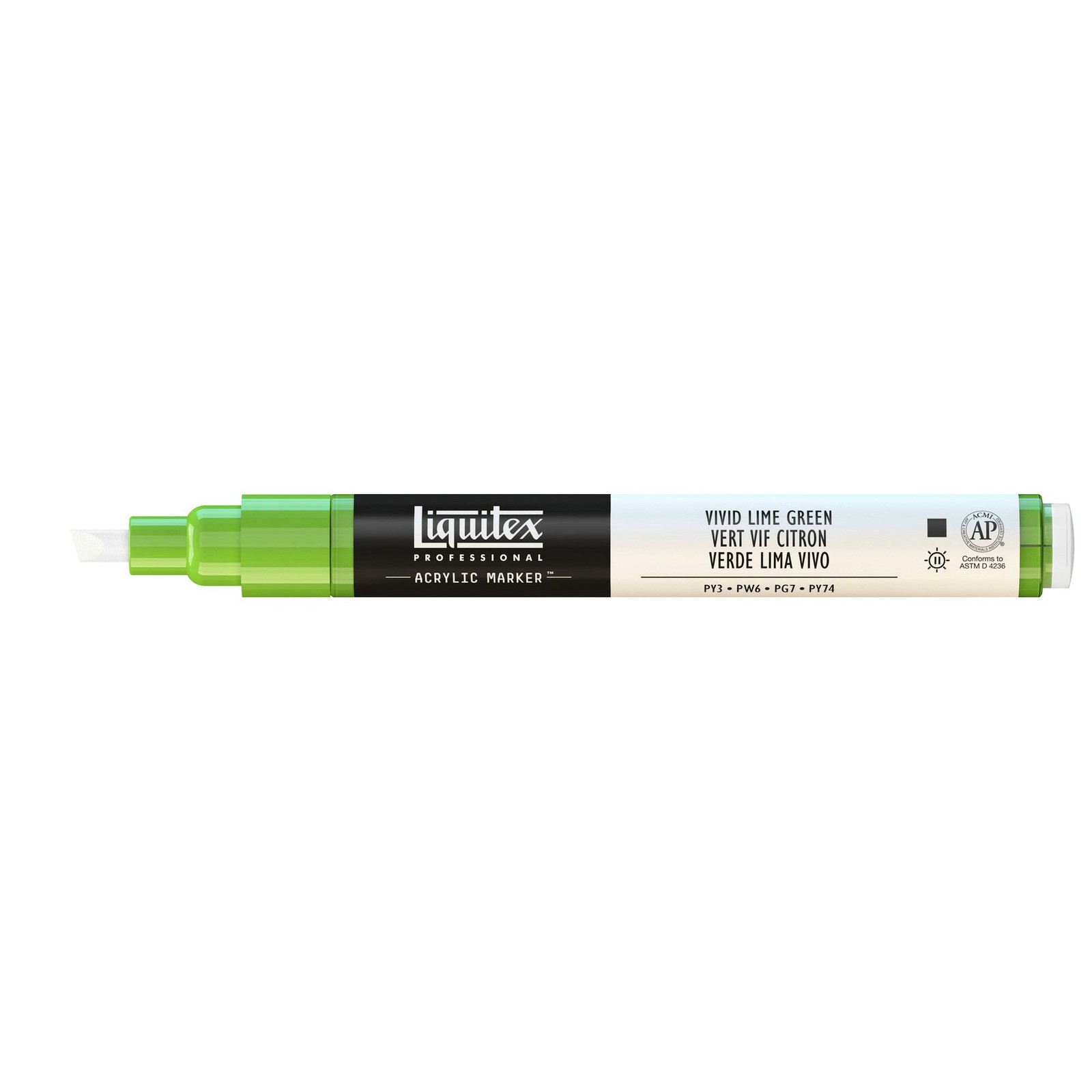 Liquitex Professional Fine Paint Marker, 8mm, Vivid Lime Off