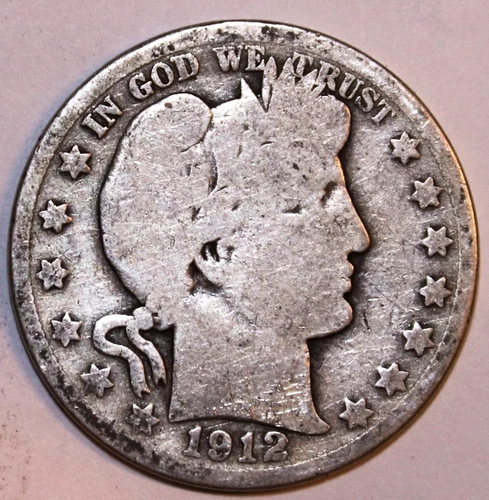 1912-S Barber Half Dollar - Good - #9883DAC